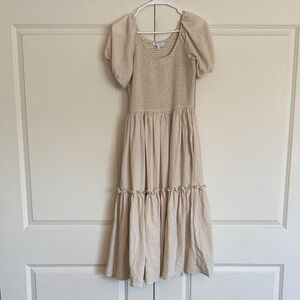 Ivy City Co Sienna Dress in Cream